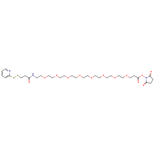 O=C(CCSSc1ccccn1)NCCOCCOCCOCCOCCOCCOCCOCCOCCC(=O)ON1C(=O)CCC1=O