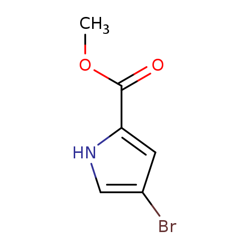 COC(=O)c1cc(c[nH]1)Br