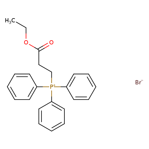 CCOC(=O)CC[P+](c1ccccc1)(c1ccccc1)c1ccccc1.[Br-]