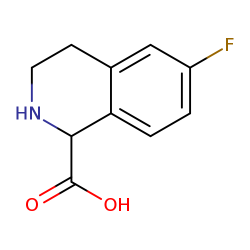 OC(=O)C1NCCc2c1ccc(c2)F