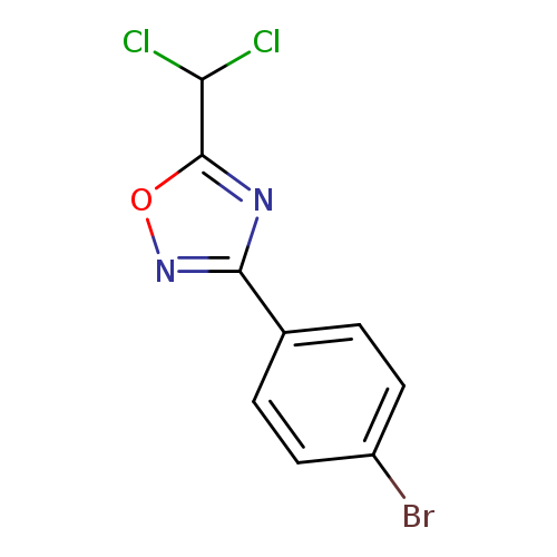 Brc1ccc(cc1)c1noc(n1)C(Cl)Cl