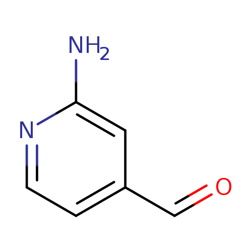 O=Cc1ccnc(c1)N