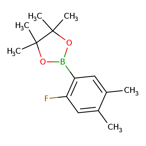 Fc1cc(C)c(cc1B1OC(C(O1)(C)C)(C)C)C