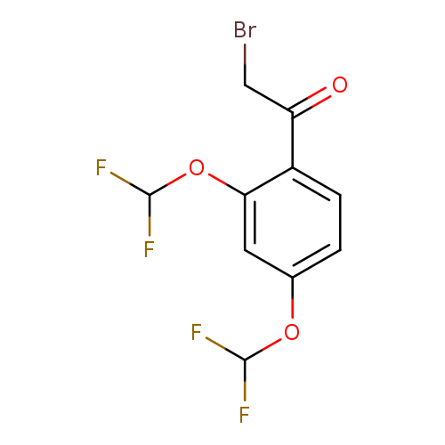 BrCC(=O)c1ccc(cc1OC(F)F)OC(F)F