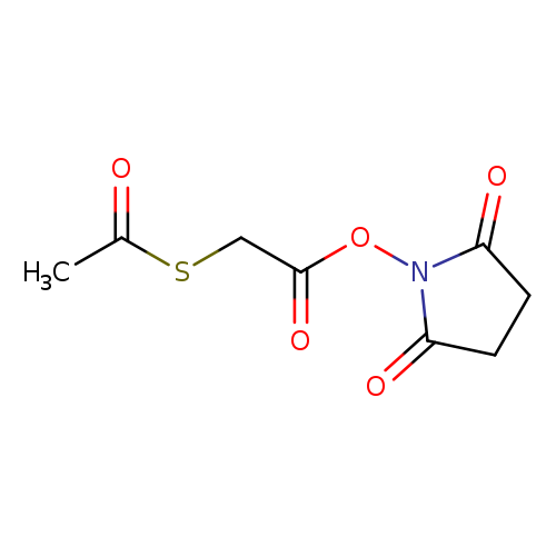O=C(ON1C(=O)CCC1=O)CSC(=O)C