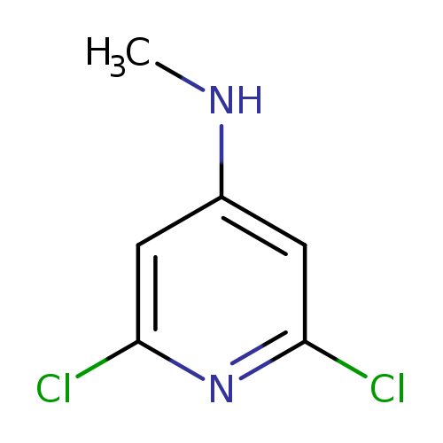 CNc1cc(Cl)nc(c1)Cl