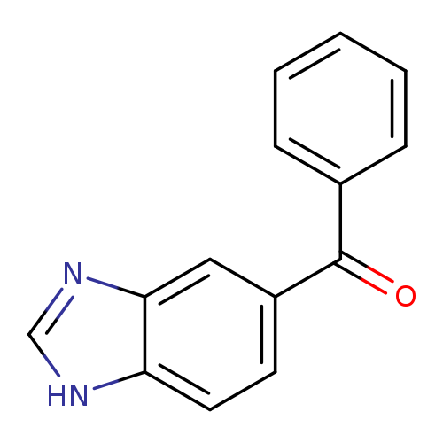 O=C(c1ccc2c(c1)nc[nH]2)c1ccccc1