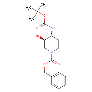 O=C(OC(C)(C)C)N[C@@H]1CCN(C[C@H]1O)C(=O)OCc1ccccc1