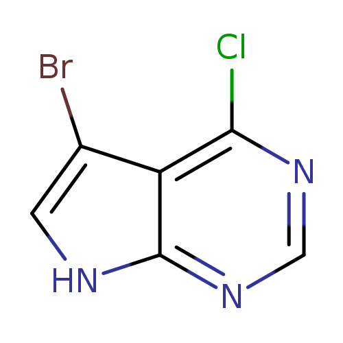 Brc1c[nH]c2c1c(Cl)ncn2