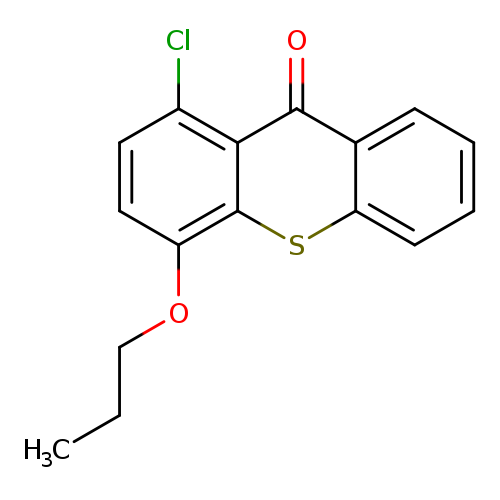 CCCOc1ccc(c2c1sc1ccccc1c2=O)Cl