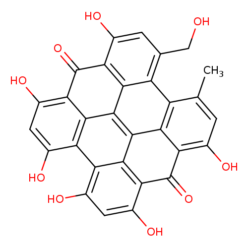 OCc1cc(O)c2c3c1c1c(C)cc(c4c1c1c3c3c(C2=O)c(O)cc(c3c2c1c(C4=O)c(O)cc2O)O)O