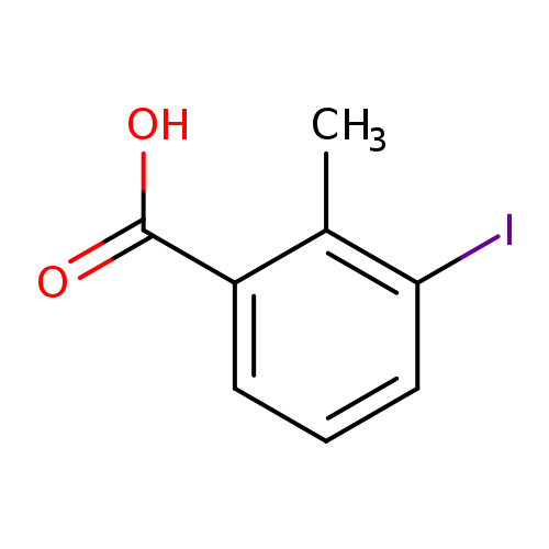 OC(=O)c1cccc(c1C)I