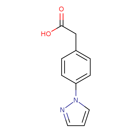 OC(=O)Cc1ccc(cc1)n1cccn1