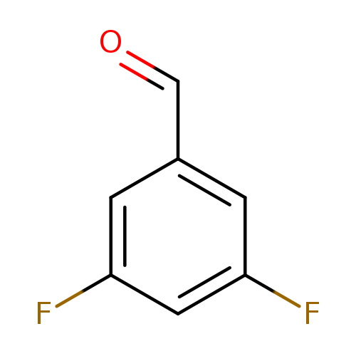 O=Cc1cc(F)cc(c1)F