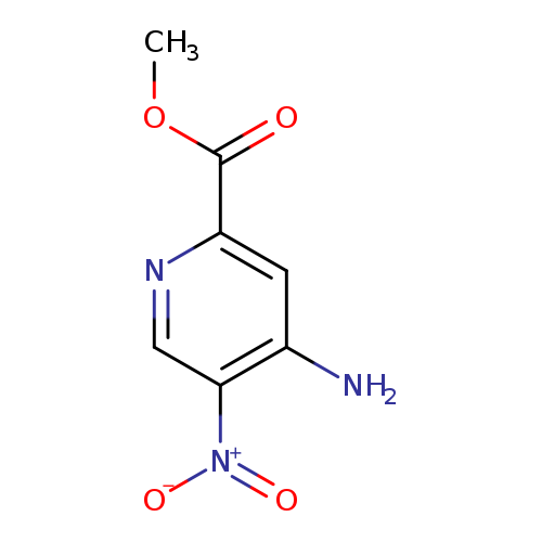 COC(=O)c1ncc(c(c1)N)[N+](=O)[O-]