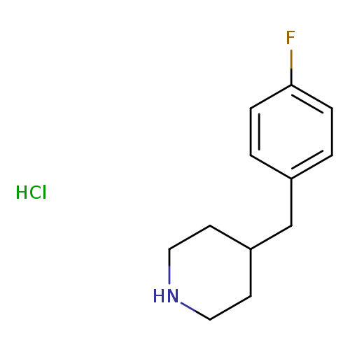 Fc1ccc(cc1)CC1CCNCC1.Cl