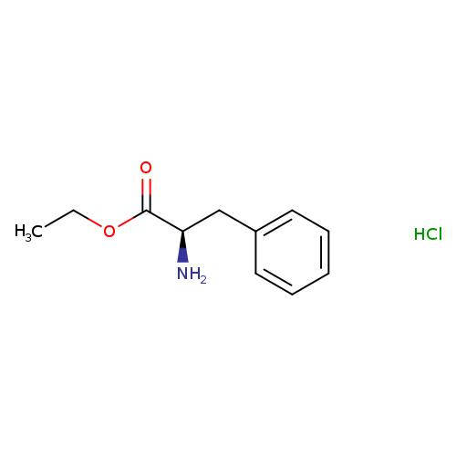 CCOC(=O)[C@@H](Cc1ccccc1)N.Cl