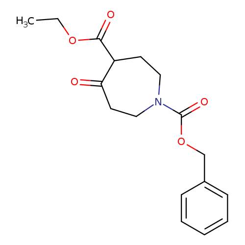 CCOC(=O)C1CCN(CCC1=O)C(=O)OCc1ccccc1