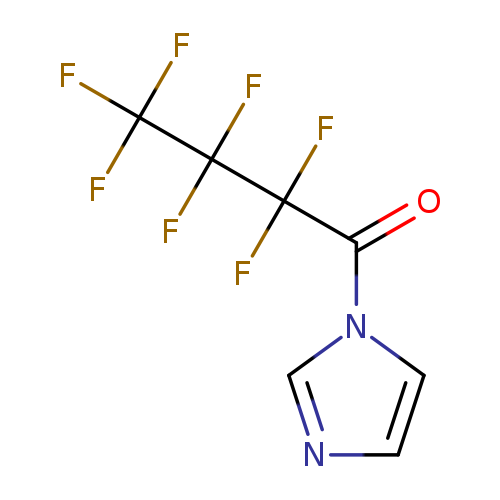 O=C(C(C(C(F)(F)F)(F)F)(F)F)n1cncc1