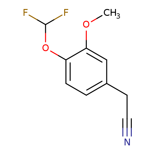 N#CCc1ccc(c(c1)OC)OC(F)F