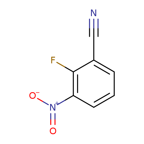 N#Cc1cccc(c1F)[N+](=O)[O-]