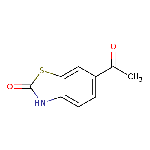 CC(=O)c1ccc2c(c1)sc(=O)[nH]2