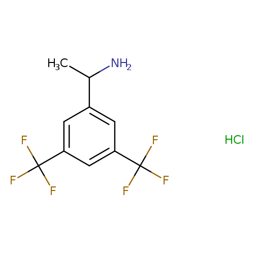 CC(c1cc(cc(c1)C(F)(F)F)C(F)(F)F)N.Cl