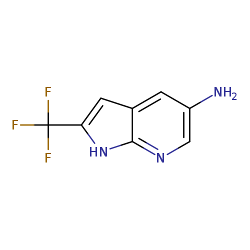 Nc1cnc2c(c1)cc([nH]2)C(F)(F)F