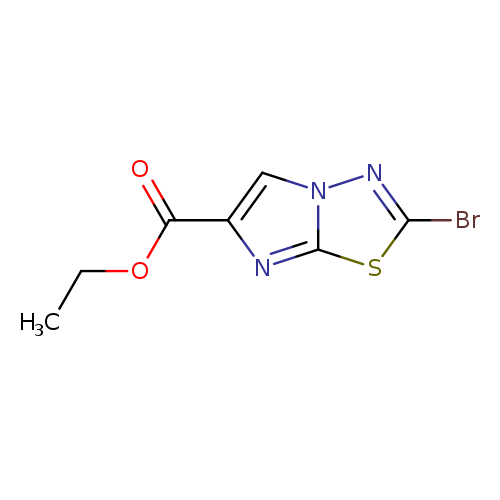 CCOC(=O)c1cn2c(n1)sc(n2)Br