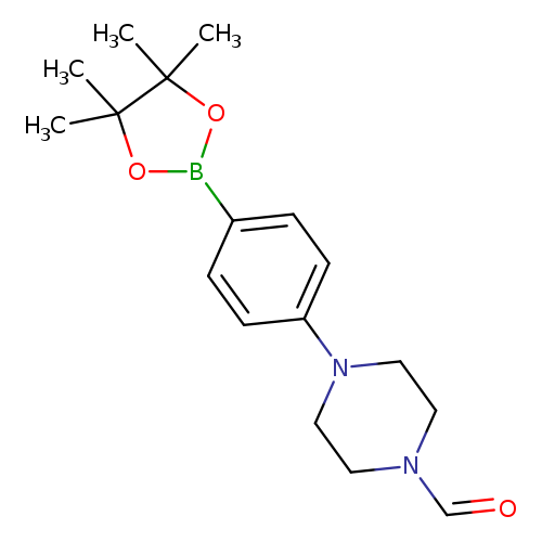 O=CN1CCN(CC1)c1ccc(cc1)B1OC(C(O1)(C)C)(C)C