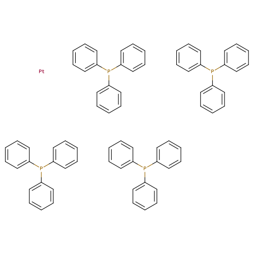 c1ccc(cc1)P(c1ccccc1)c1ccccc1.c1ccc(cc1)P(c1ccccc1)c1ccccc1.c1ccc(cc1)P(c1ccccc1)c1ccccc1.c1ccc(cc1)P(c1ccccc1)c1ccccc1.[Pt]