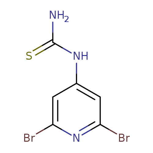 NC(=S)Nc1cc(Br)nc(c1)Br