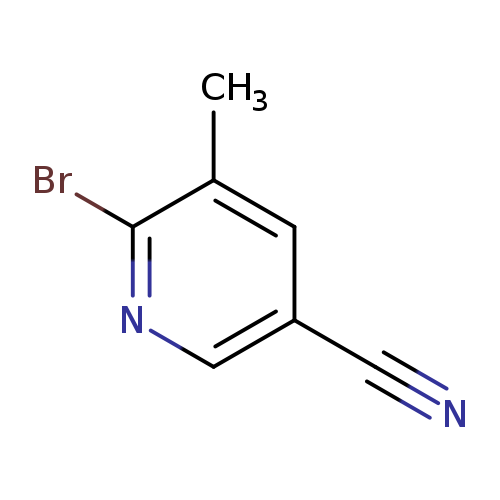N#Cc1cnc(c(c1)C)Br