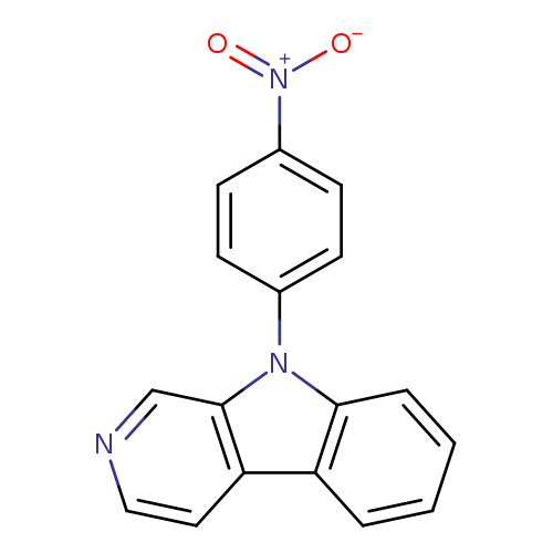 [O-][N+](=O)c1ccc(cc1)n1c2ccccc2c2c1cncc2