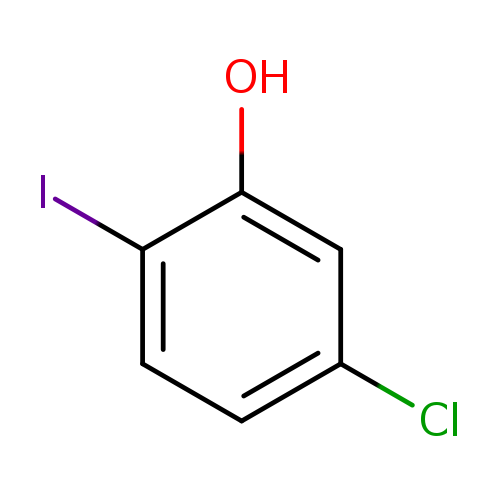 Clc1ccc(c(c1)O)I