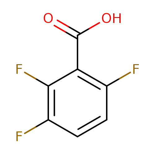 Fc1ccc(c(c1F)C(=O)O)F