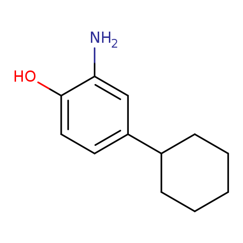 Oc1ccc(cc1N)C1CCCCC1