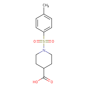 OC(=O)C1CCN(CC1)S(=O)(=O)c1ccc(cc1)C