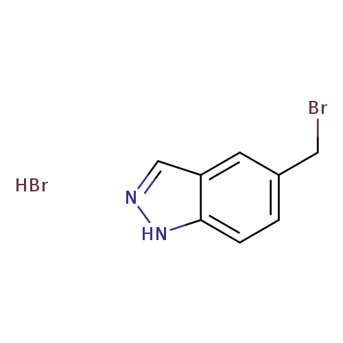 BrCc1ccc2c(c1)cn[nH]2.Br