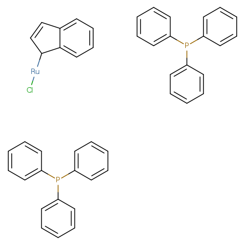 c1ccc(cc1)P(c1ccccc1)c1ccccc1.c1ccc(cc1)P(c1ccccc1)c1ccccc1.Cl[Ru]C1C=Cc2c1cccc2