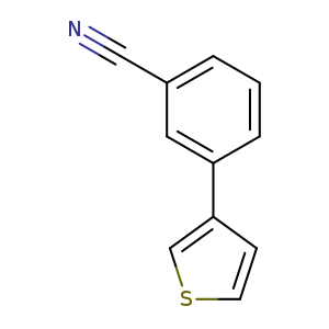 N#Cc1cccc(c1)c1cscc1