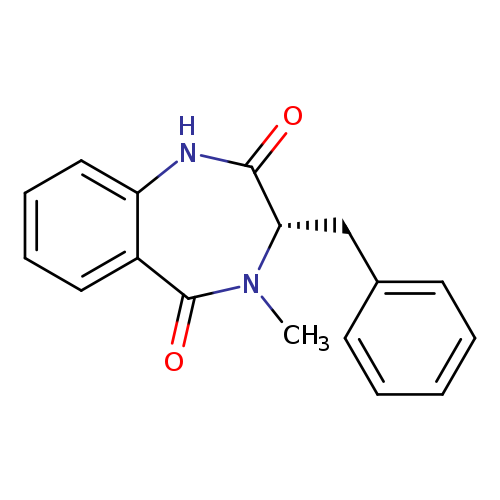 O=C1Nc2ccccc2C(=O)N([C@H]1Cc1ccccc1)C