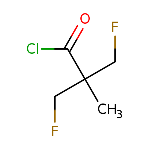 FCC(C(=O)Cl)(CF)C