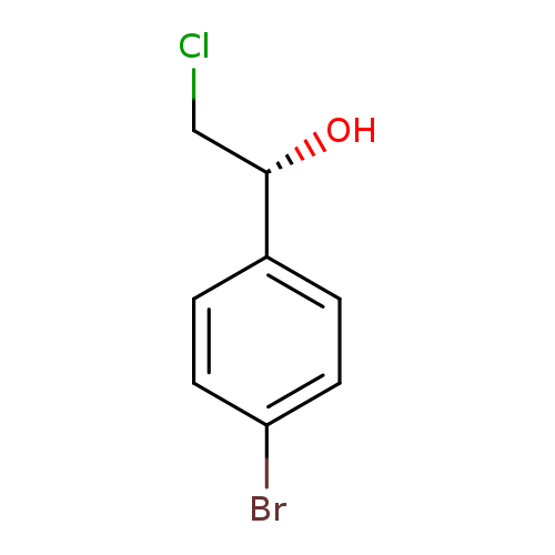 ClC[C@@H](c1ccc(cc1)Br)O