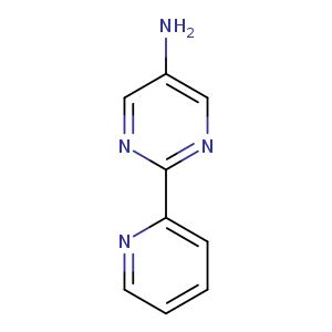 Nc1cnc(nc1)c1ccccn1