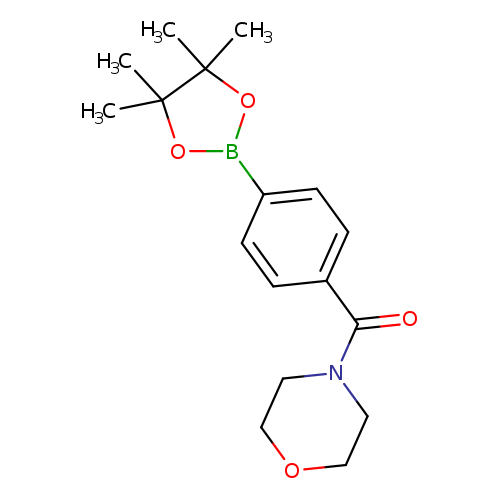 O=C(c1ccc(cc1)B1OC(C(O1)(C)C)(C)C)N1CCOCC1