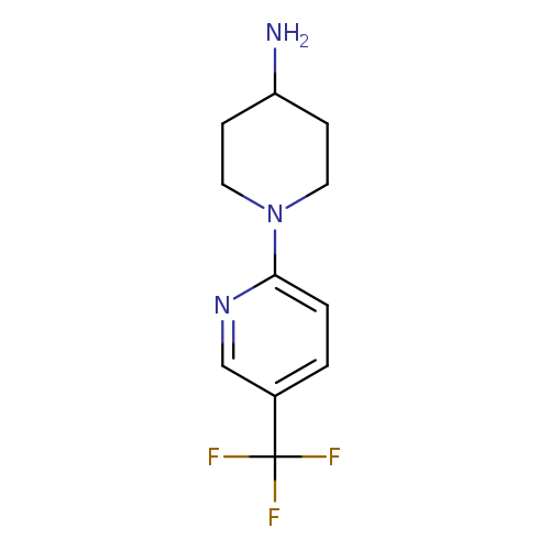 NC1CCN(CC1)c1ccc(cn1)C(F)(F)F
