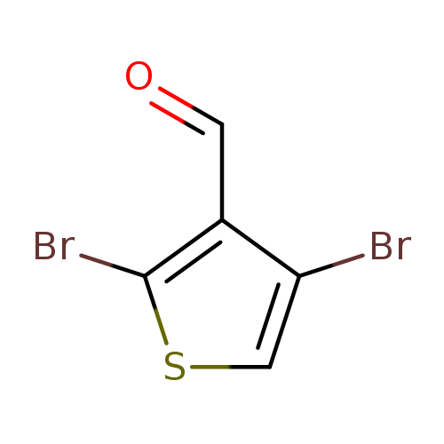 O=Cc1c(Br)csc1Br