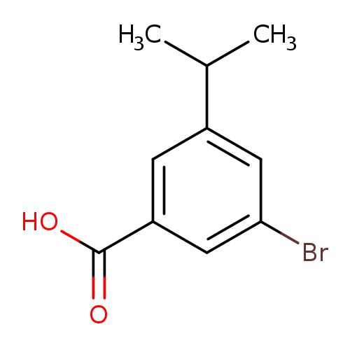 Brc1cc(cc(c1)C(=O)O)C(C)C