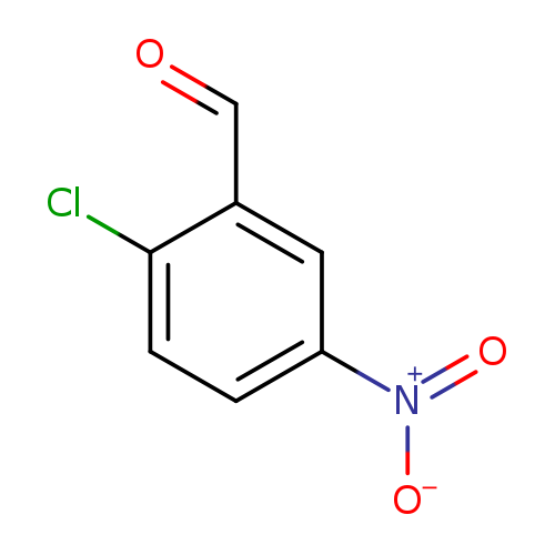 O=Cc1cc(ccc1Cl)[N+](=O)[O-]